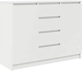 vidaXL Sideboard mit Schubladen Weiß 100,5x35x76