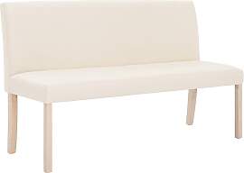 vidaXL Sitzbank mit Rückenlehne 139,5cm Klassisch 