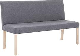 vidaXL Sitzbank mit Rückenlehne 139,5cm Klassisch 