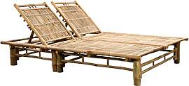 vidaXL Sonnenliege 2-Personen mit verstellbaren