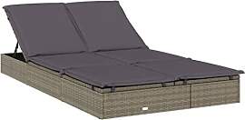 vidaXL Sonnenliege für 2 Personen, Gartenliege