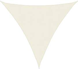 vidaXL Sonnensegel Dreieckig 3,6x3,6x3,6m Creme