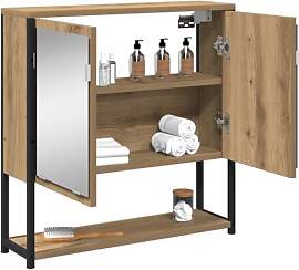vidaXL Spiegelschrank Artisan-Eiche 60 x 16 x 60