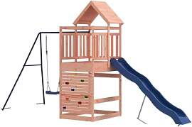 vidaXL Spielturm, Klettergerüst mit Kletterwand