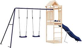 vidaXL Spielturm, Klettergerüst mit Rutsche
