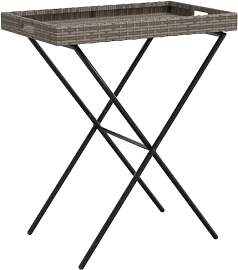 vidaXL Tabletttisch, Beistelltisch Klappbar