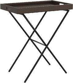 vidaXL Tabletttisch, Beistelltisch Klappbar