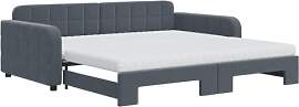 vidaXL Tagesbett, Ausziehbar Schlafsofa mit