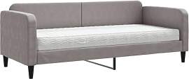 vidaXL Tagesbett, Gästebett mit Matratze,