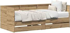 vidaXL Tagesbett mit Kopfteil Artisan-Eiche 75 x