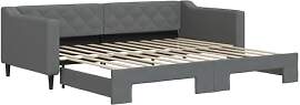 vidaXL Tagesbett, Sofabett Ausziehbar, Gästebett