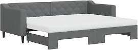 vidaXL Tagesbett, Sofabett Ausziehbar mit