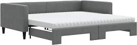 vidaXL Tagesbett, Sofabett Ausziehbar mit