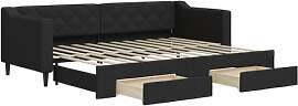 vidaXL Tagesbett, Sofabett Ausziehbar mit