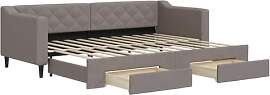 vidaXL Tagesbett, Sofabett Ausziehbar mit