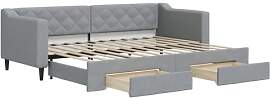 vidaXL Tagesbett, Sofabett Ausziehbar mit