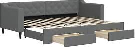 vidaXL Tagesbett, Sofabett Ausziehbar mit