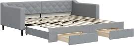 vidaXL Tagesbett, Sofabett Ausziehbar mit