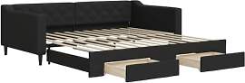 vidaXL Tagesbett, Sofabett Ausziehbar mit