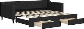 vidaXL Tagesbett, Sofabett Ausziehbar mit