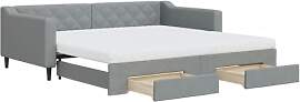 vidaXL Tagesbett, Sofabett Ausziehbar mit