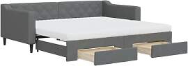 vidaXL Tagesbett, Sofabett Ausziehbar mit