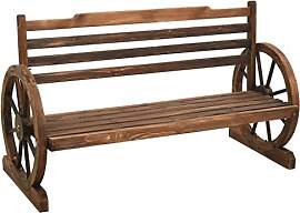 vidaXL Tannenholz Massiv Gartenbank