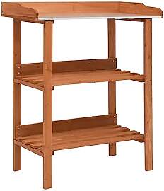 vidaXL Tannenholz Pflanztisch Blumentisch
