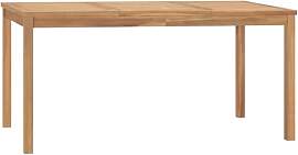 vidaXL Teak Massiv Garten Esstisch Gartentisch