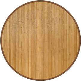 vidaXL Teppich, Bambusteppich Rund, Bambusmatte