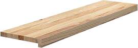 vidaXL Treppenstufen 12 STK. Unbehandelt 100x30x2