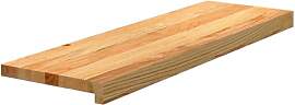 vidaXL Treppenstufen 2 STK. Hellbraun 80x30x2 cm