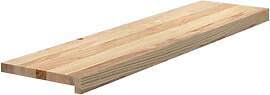 vidaXL Treppenstufen 8 STK. Unbehandelt 100x30x2