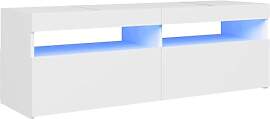 vidaXL TV Schrank mit LED-Leuchten Lowboard