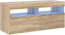 vidaXL TV Schrank mit LED-Leuchten Lowboard
