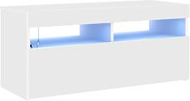 vidaXL TV Schrank mit LED-Leuchten Lowboard