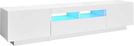 vidaXL TV Schrank mit LED-Leuchten Lowboard