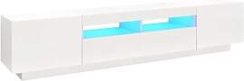 vidaXL TV Schrank mit LED-Leuchten Lowboard
