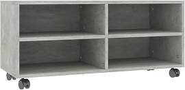 vidaXL TV Schrank mit Rollen Lowboard Fernsehtisch 