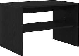 vidaXL TV-Schrank Schwarz Eichen-Optik 60x40x40 cm 