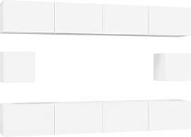vidaXL TV Schrank Set 6-TLG. Wohnwand Schrankwand