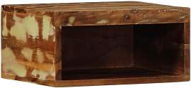 vidaXL TV-Wandschrank 40x30x19 cm Altholz Massiv,