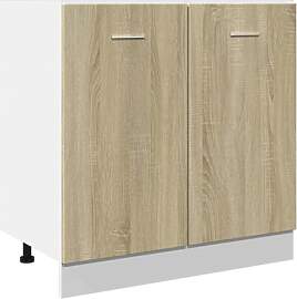 vidaXL Unterschrank Lyon Sonoma-Eiche 80x46x81,5