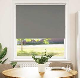 vidaXL Verdunkelungsrollo Grau 100x130 cm