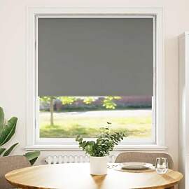 vidaXL Verdunkelungsrollo Grau 105x150cm