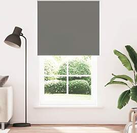 vidaXL Verdunkelungsrollo Grau 140x230cm
