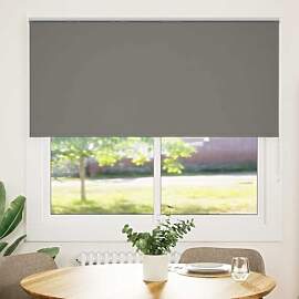 vidaXL Verdunkelungsrollo Grau 160x130cm