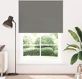 vidaXL Verdunkelungsrollo Grau 165x230cm