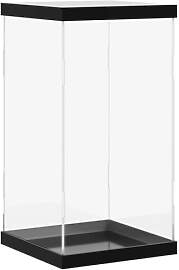 vidaXL Vitrine, Schaukasten Staubschutz,