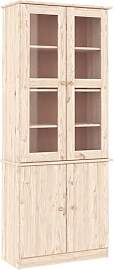 vidaXL Vitrinenschrank, Vitrine mit viel Stauraum, 